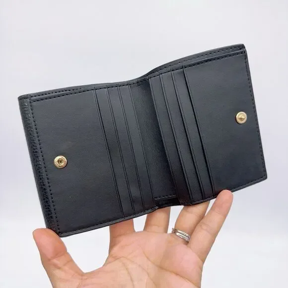 Coach 7250 Georgie Small Wallet In Signature Canvas Coin Card NWT Leather - Picture 4 of 7